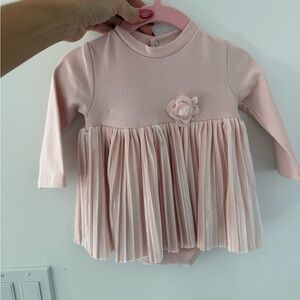 Mayoral beautiful NEW with tags baby pink dress 2-4mo